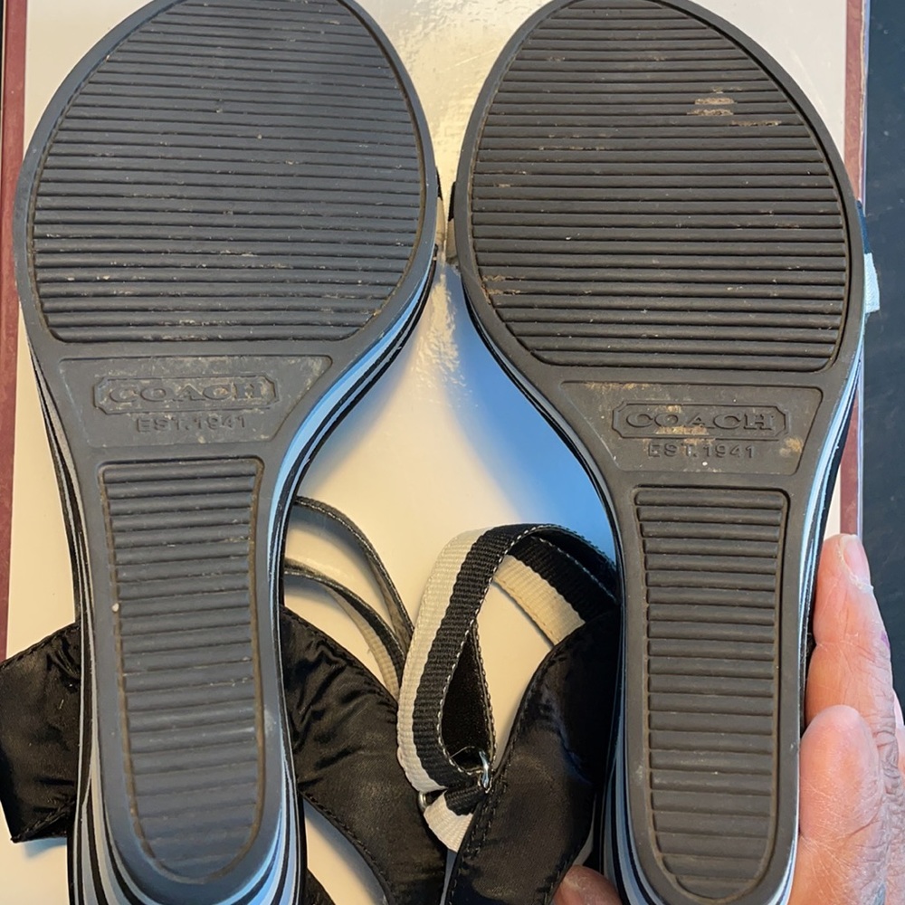 Coach Wedge-Heeled Sandals - Picture 9 of 16